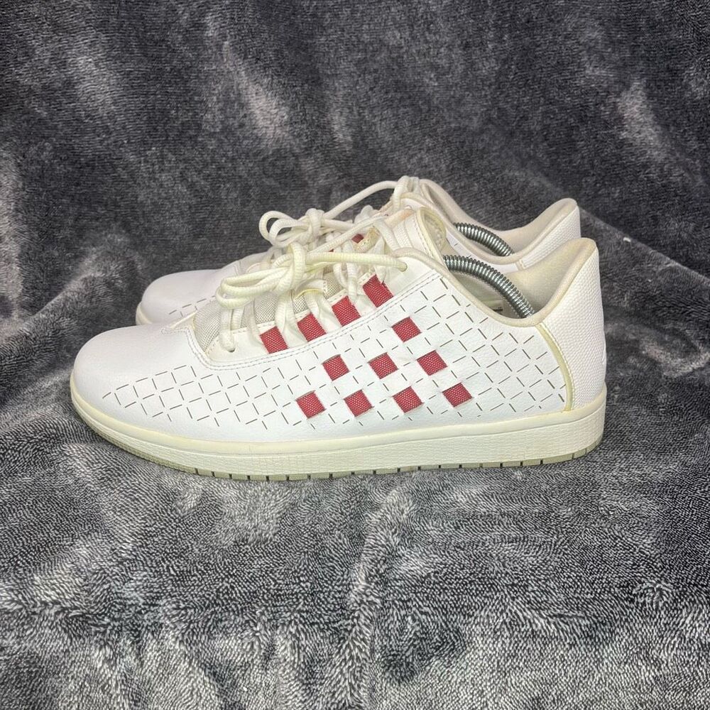 Nike Jordan Illusion Low White/Red/Grey Basketball Shoes Men US 10.5